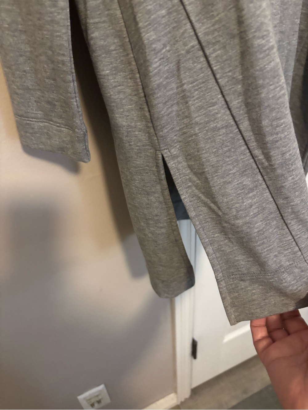 purejill Luxe Tencel® Gray Crewneck Top - Picture 3 of 4